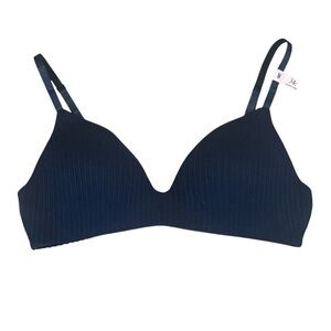 Victoria's Secret Dark Navy Lightly Lined Wireless NWT 34C
